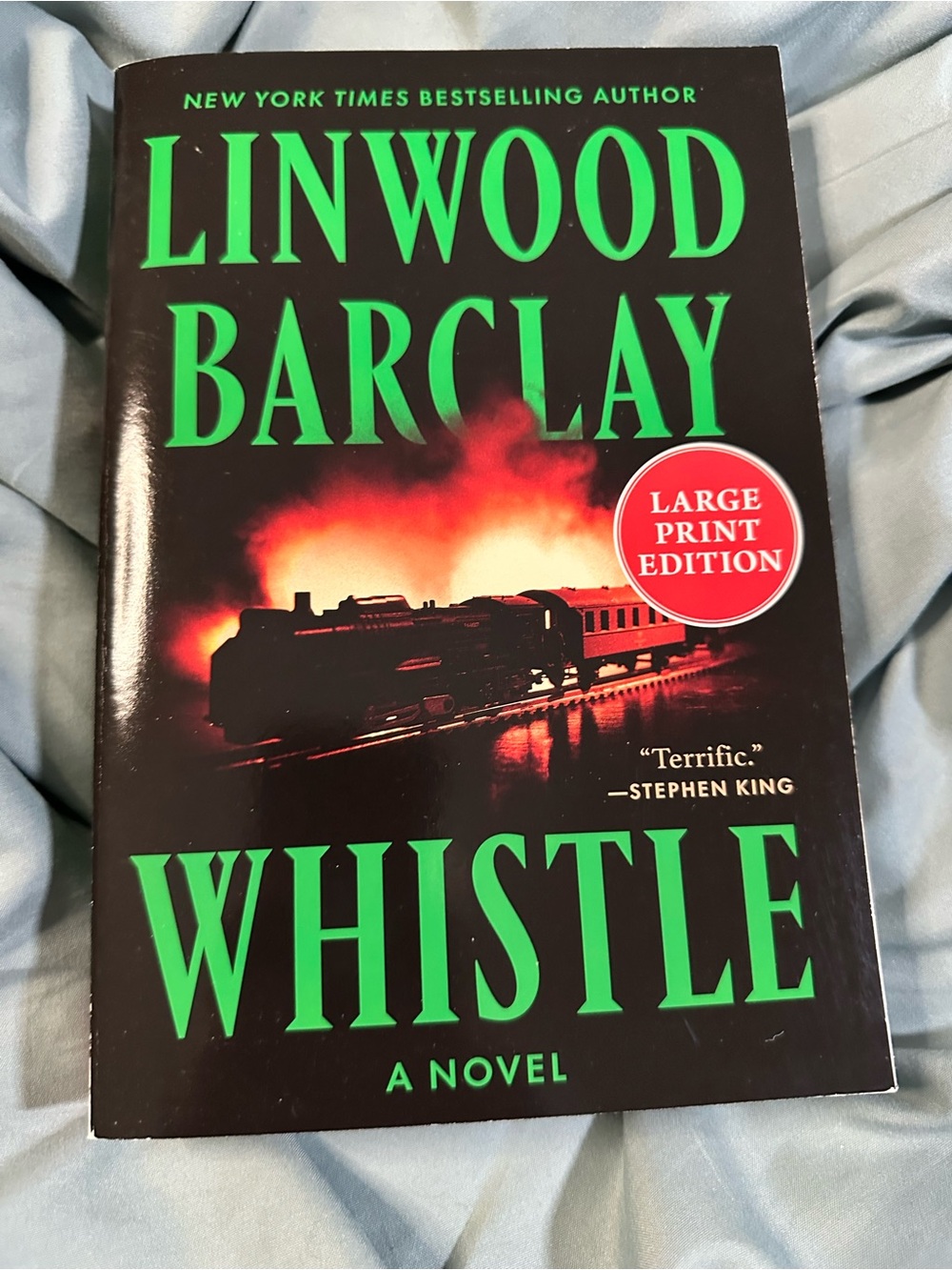 📚4 FOR $30 BOOK SALE - Whistle Large Print Edition - Lindwood Barclay